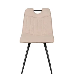 Eetkamerstoelen< Eetkamerstoel Bree Beige