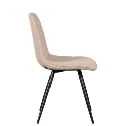 Eetkamerstoelen< Eetkamerstoel Bree Beige