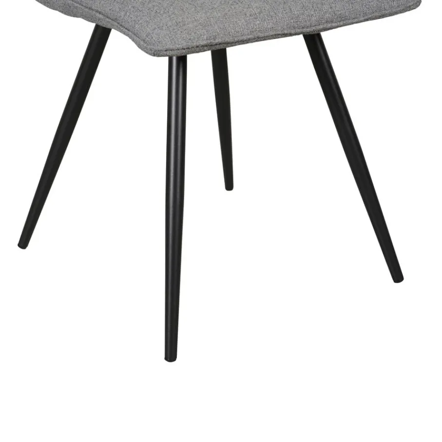 Eetkamerstoelen< Eetkamerstoel Bree Grijs