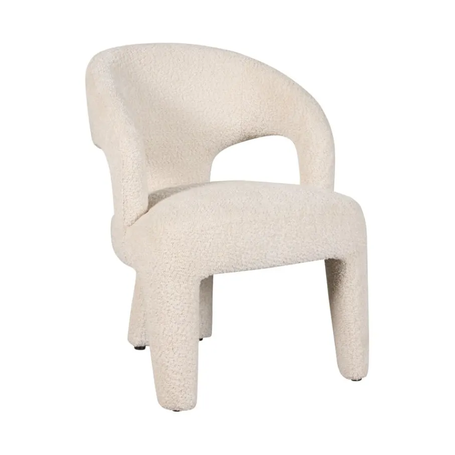 Eetkamerstoelen< Eetkamerstoel Brock Crème