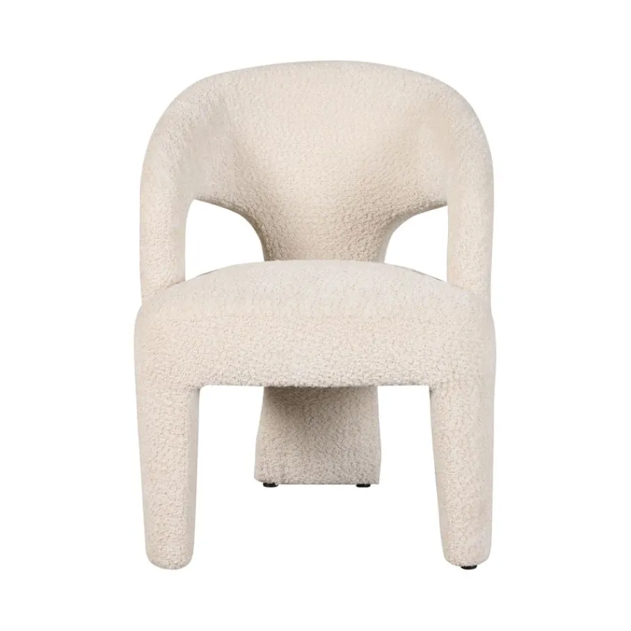 Eetkamerstoelen< Eetkamerstoel Brock Crème