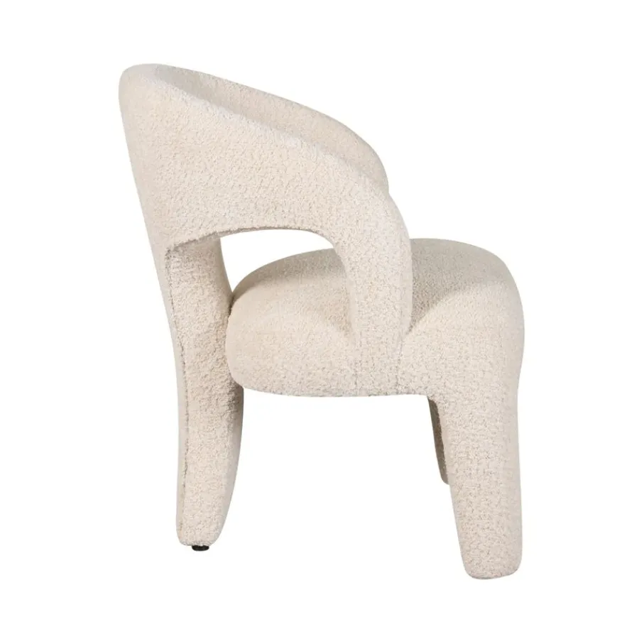 Eetkamerstoelen< Eetkamerstoel Brock Crème