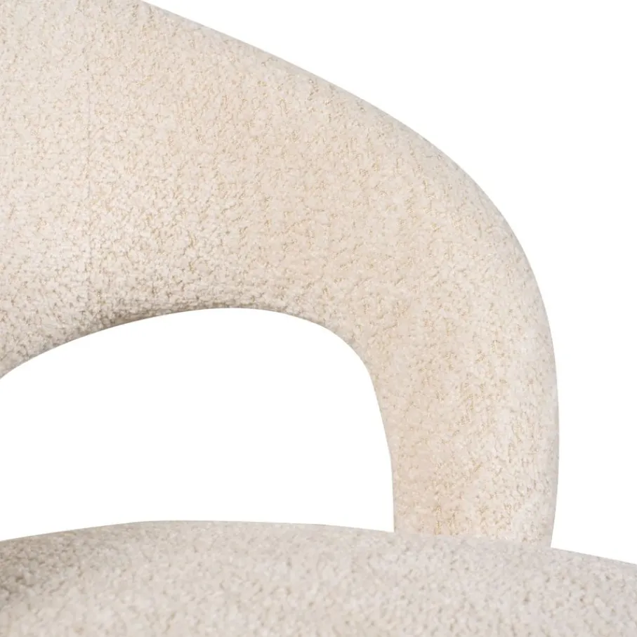Eetkamerstoelen< Eetkamerstoel Brock Crème