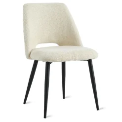 Eetkamerstoelen< Eetkamerstoel Brogan Beige