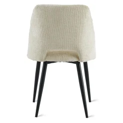Eetkamerstoelen< Eetkamerstoel Brogan Beige