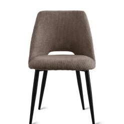 Eetkamerstoelen< Eetkamerstoel Brogan Bruin