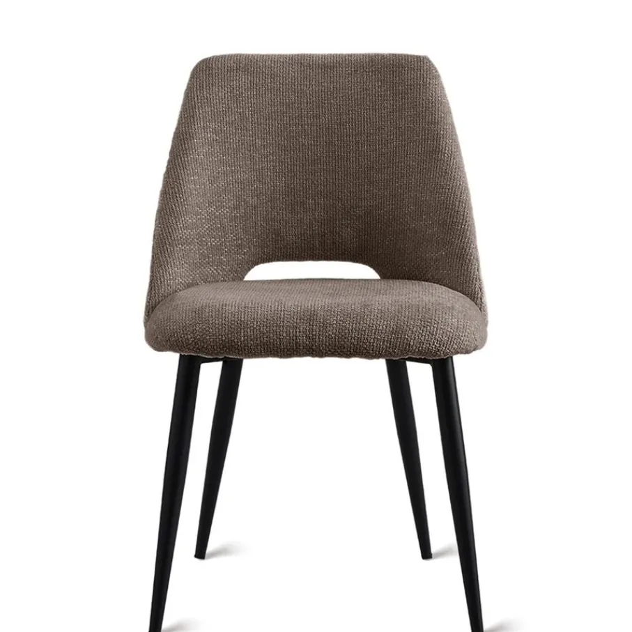 Eetkamerstoelen< Eetkamerstoel Brogan Bruin