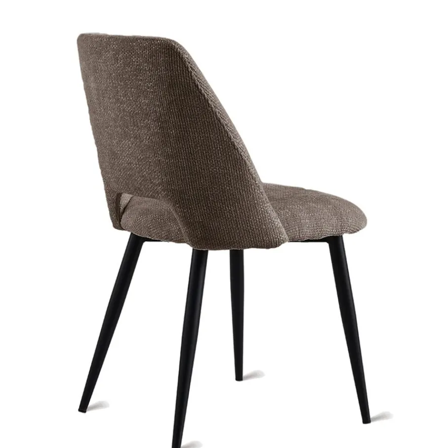 Eetkamerstoelen< Eetkamerstoel Brogan Bruin