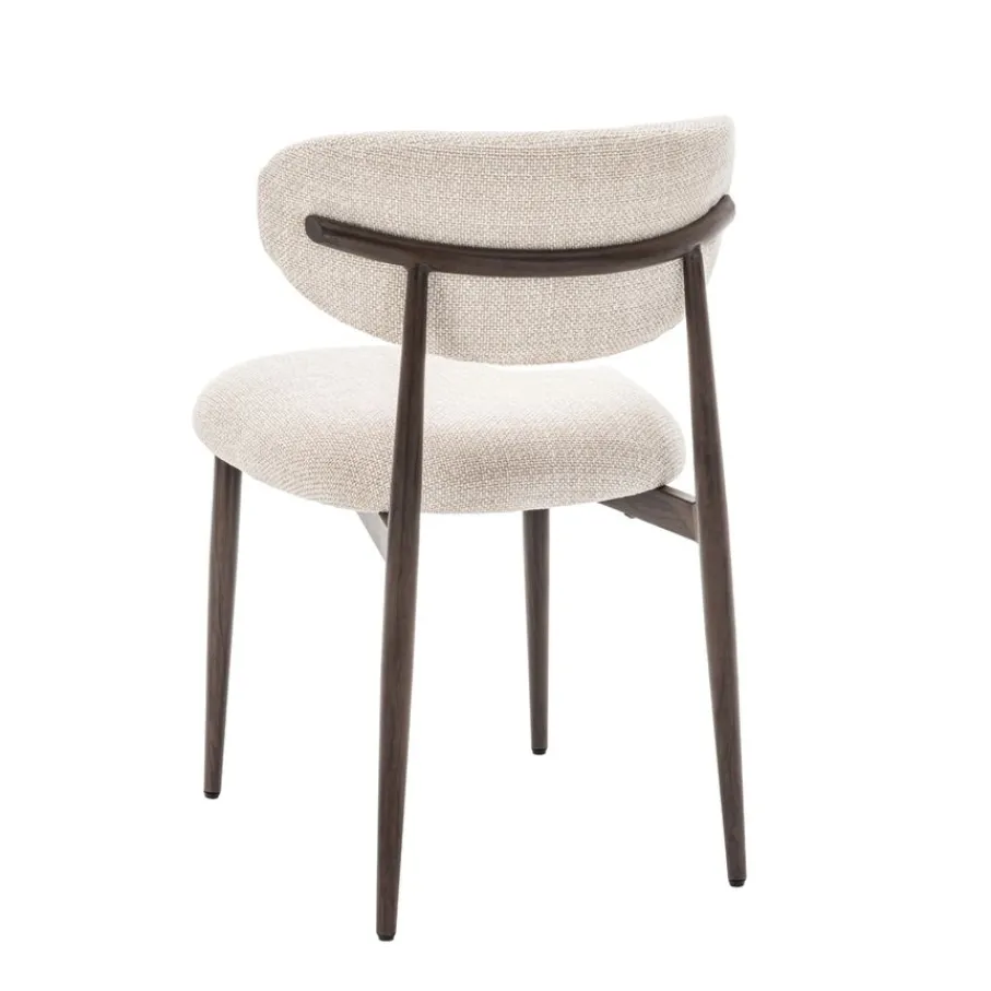 Eetkamerstoelen< Eetkamerstoel Cleo Lichtbeige