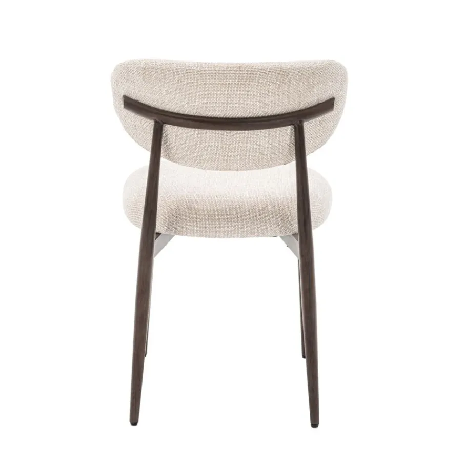 Eetkamerstoelen< Eetkamerstoel Cleo Lichtbeige
