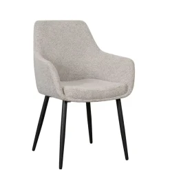 Eetkamerstoelen< Eetkamerstoel Dinant Taupe