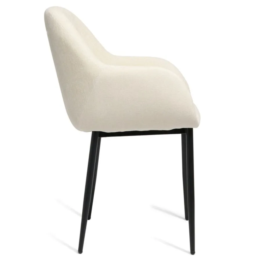 Eetkamerstoelen< Eetkamerstoel Emma Crème