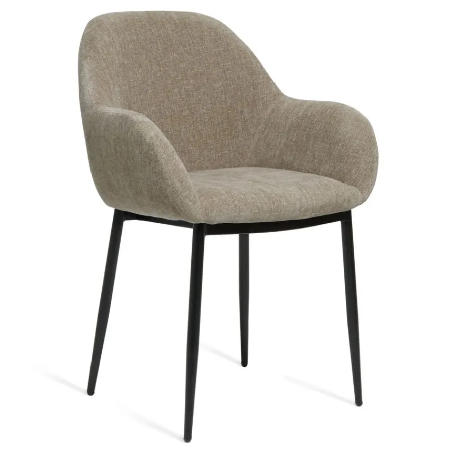 Eetkamerstoelen< Eetkamerstoel Emma Taupe