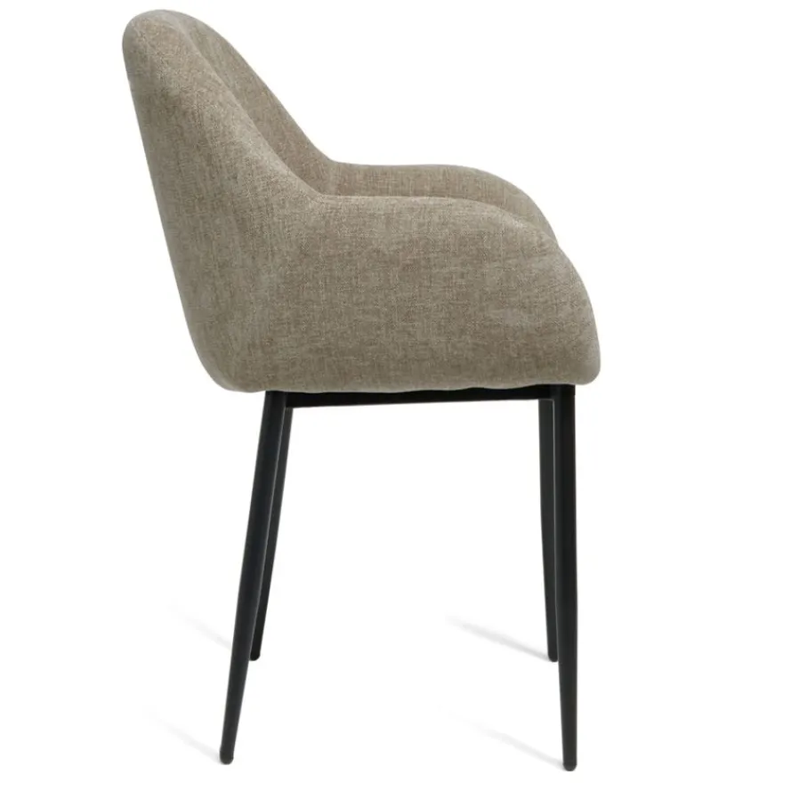 Eetkamerstoelen< Eetkamerstoel Emma Taupe