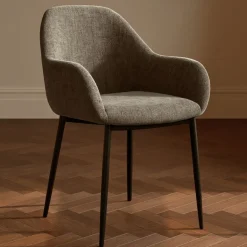 Eetkamerstoelen< Eetkamerstoel Emma Taupe