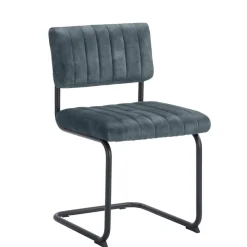 Eetkamerstoelen< Eetkamerstoel Epse Blauw