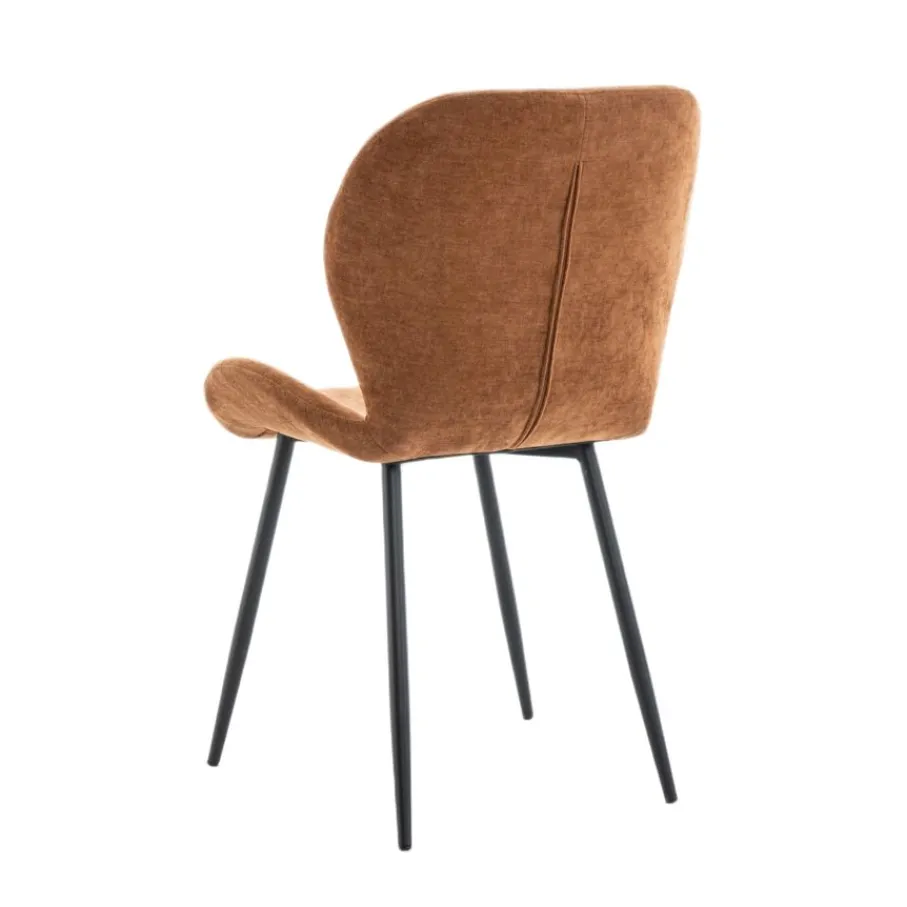 Eetkamerstoelen< Eetkamerstoel Flor Camel