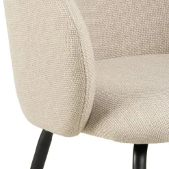 Eetkamerstoelen< Eetkamerstoel Frode Beige