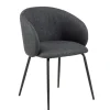 Eetkamerstoelen< Eetkamerstoel Frode Donkergrijs