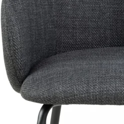 Eetkamerstoelen< Eetkamerstoel Frode Donkergrijs
