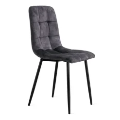 Eetkamerstoelen< Eetkamerstoel Garret Antraciet