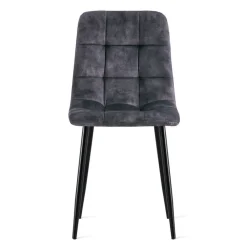 Eetkamerstoelen< Eetkamerstoel Garret Antraciet