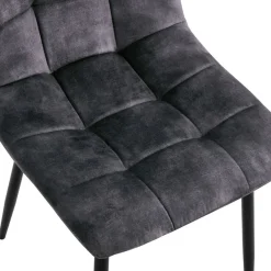 Eetkamerstoelen< Eetkamerstoel Garret Antraciet