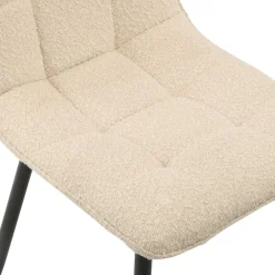 Eetkamerstoelen< Eetkamerstoel Garret Beige