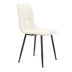 Eetkamerstoelen< Eetkamerstoel Garret Crème