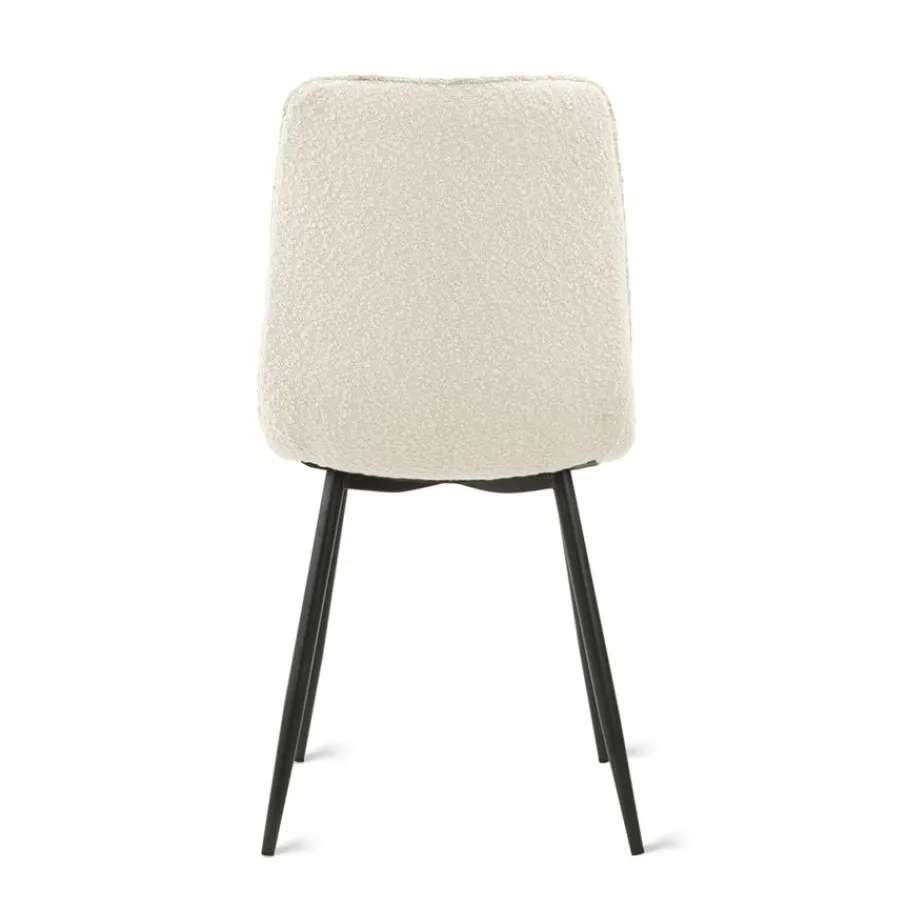 Eetkamerstoelen< Eetkamerstoel Garret Crème