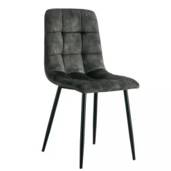 Eetkamerstoelen< Eetkamerstoel Garret Donkergroen
