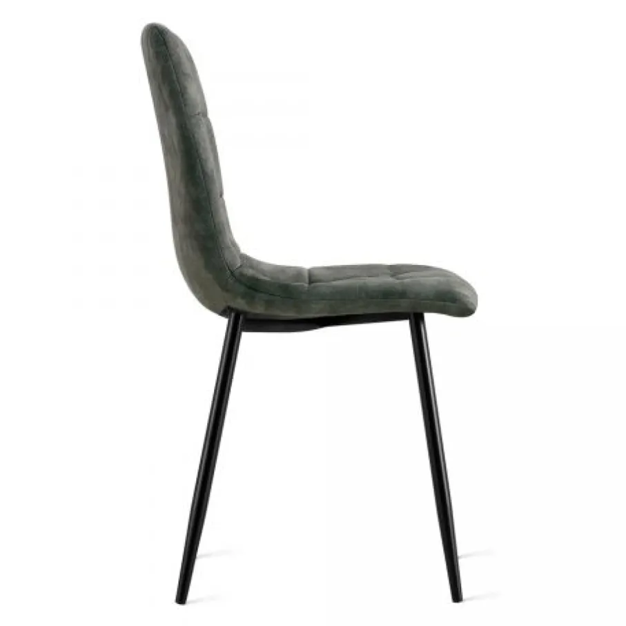 Eetkamerstoelen< Eetkamerstoel Garret Donkergroen