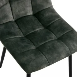 Eetkamerstoelen< Eetkamerstoel Garret Donkergroen