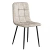 Eetkamerstoelen< Eetkamerstoel Garret Taupe