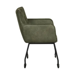 Eetkamerstoelen< Eetkamerstoel Hemse Groen