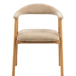 Eetkamerstoelen< Eetkamerstoel Ingmar Beige