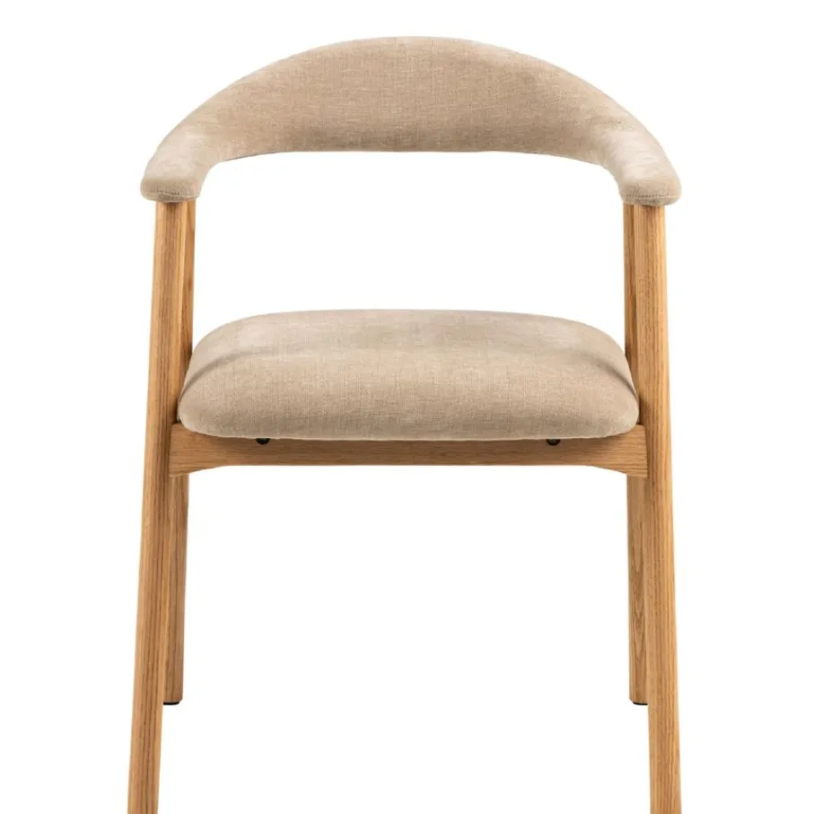 Eetkamerstoelen< Eetkamerstoel Ingmar Beige
