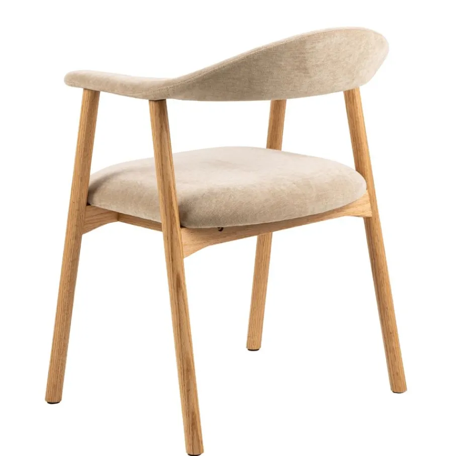 Eetkamerstoelen< Eetkamerstoel Ingmar Beige