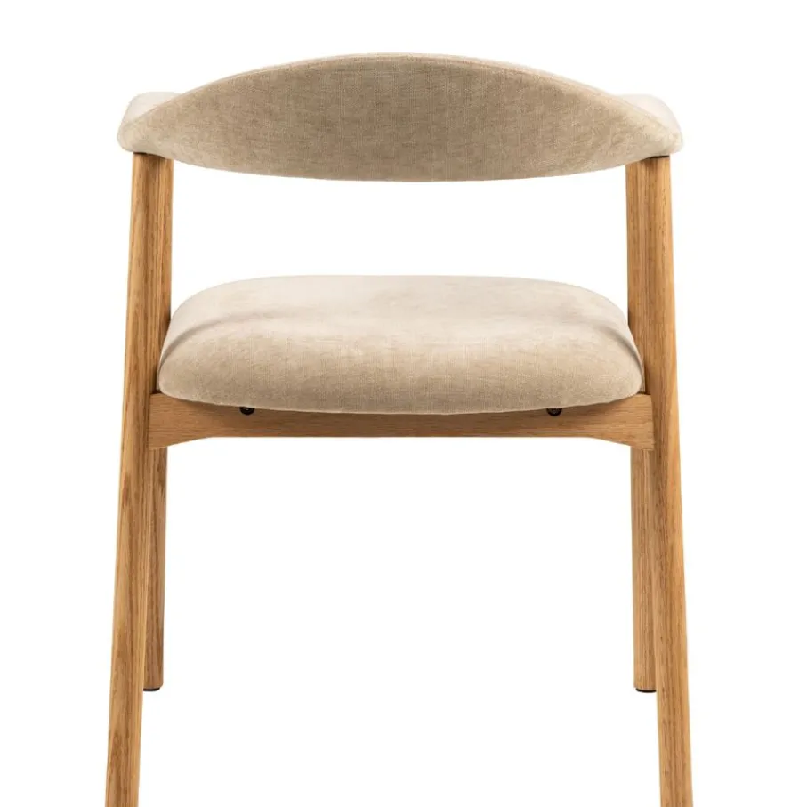 Eetkamerstoelen< Eetkamerstoel Ingmar Beige