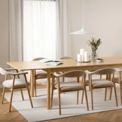 Eetkamerstoelen< Eetkamerstoel Ingmar Beige