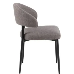 Eetkamerstoelen< Eetkamerstoel Jutta Taupe