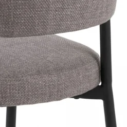 Eetkamerstoelen< Eetkamerstoel Jutta Taupe