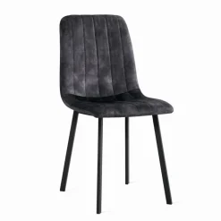 Eetkamerstoelen< Eetkamerstoel Kace Antraciet