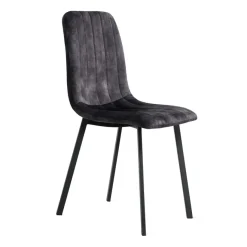 Eetkamerstoelen< Eetkamerstoel Kace Antraciet