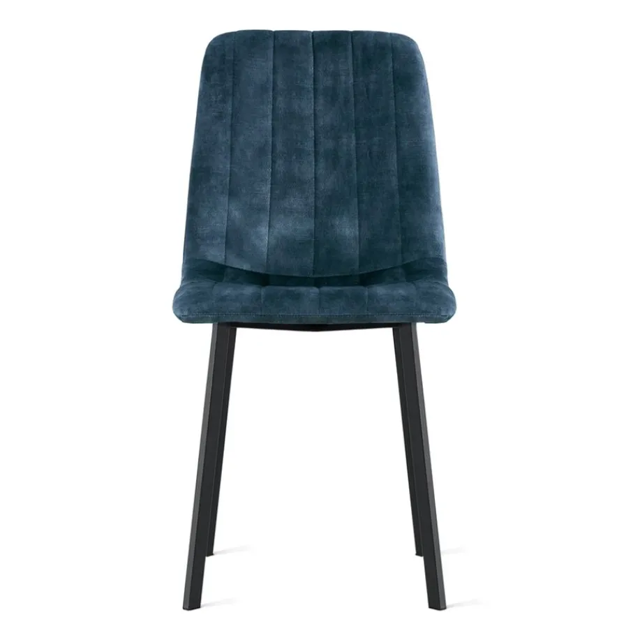 Eetkamerstoelen< Eetkamerstoel Kace Blauw