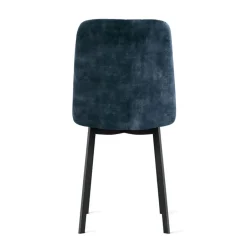 Eetkamerstoelen< Eetkamerstoel Kace Blauw