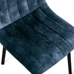 Eetkamerstoelen< Eetkamerstoel Kace Blauw