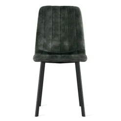 Eetkamerstoelen< Eetkamerstoel Kace Donkergroen