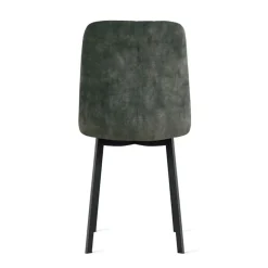 Eetkamerstoelen< Eetkamerstoel Kace Donkergroen