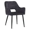 Eetkamerstoelen< Eetkamerstoel Kegan Antraciet